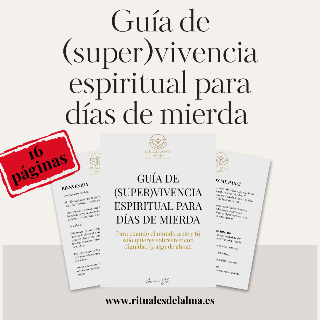 Portada de la Guía de (super)vivencia espiritual para días de mierda