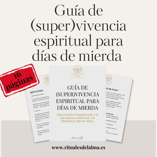 Portada de la Guía de (super)vivencia espiritual para días de mierda
